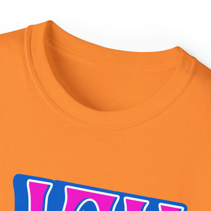 JOY (blue pink orange)  Unisex Ultra Cotton Tee