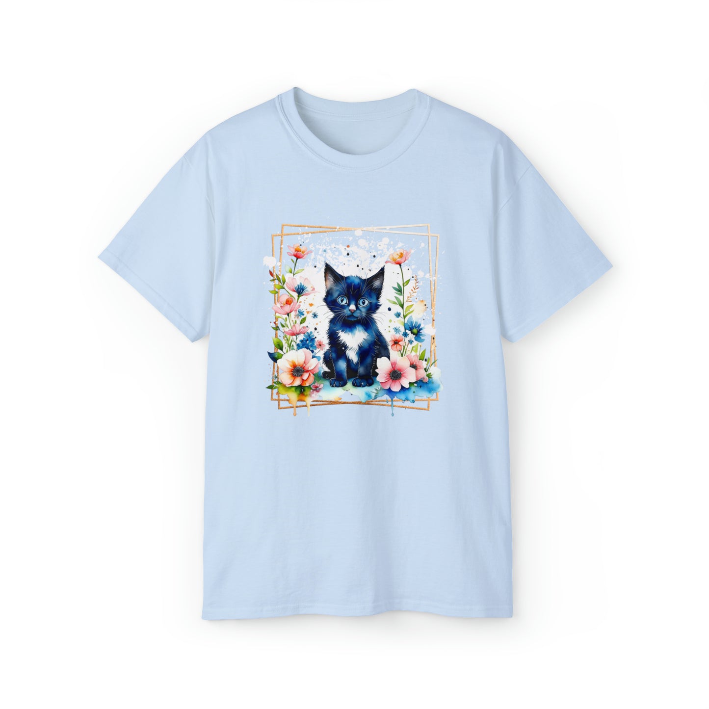 Black Kitten Unisex Ultra Cotton Tee