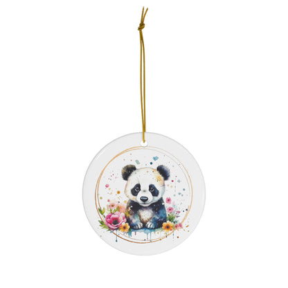 Panda Ceramic Ornament