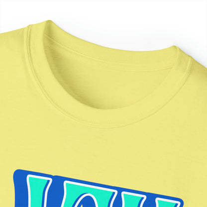 JOY (blue teal yellow)  Unisex Ultra Cotton Tee