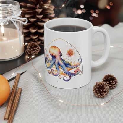 Octopus Ceramic Mug 11oz