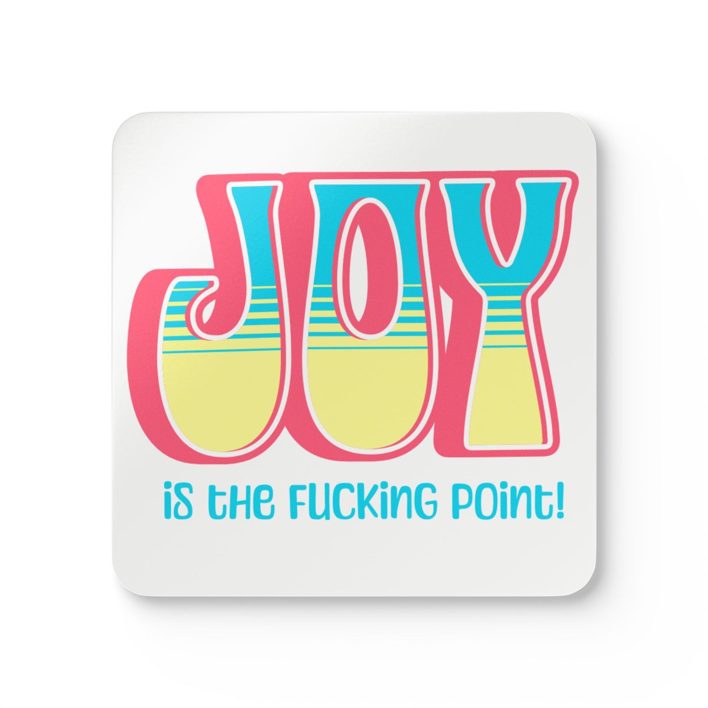 Salmon Blue Yellow Joy Coaster Set