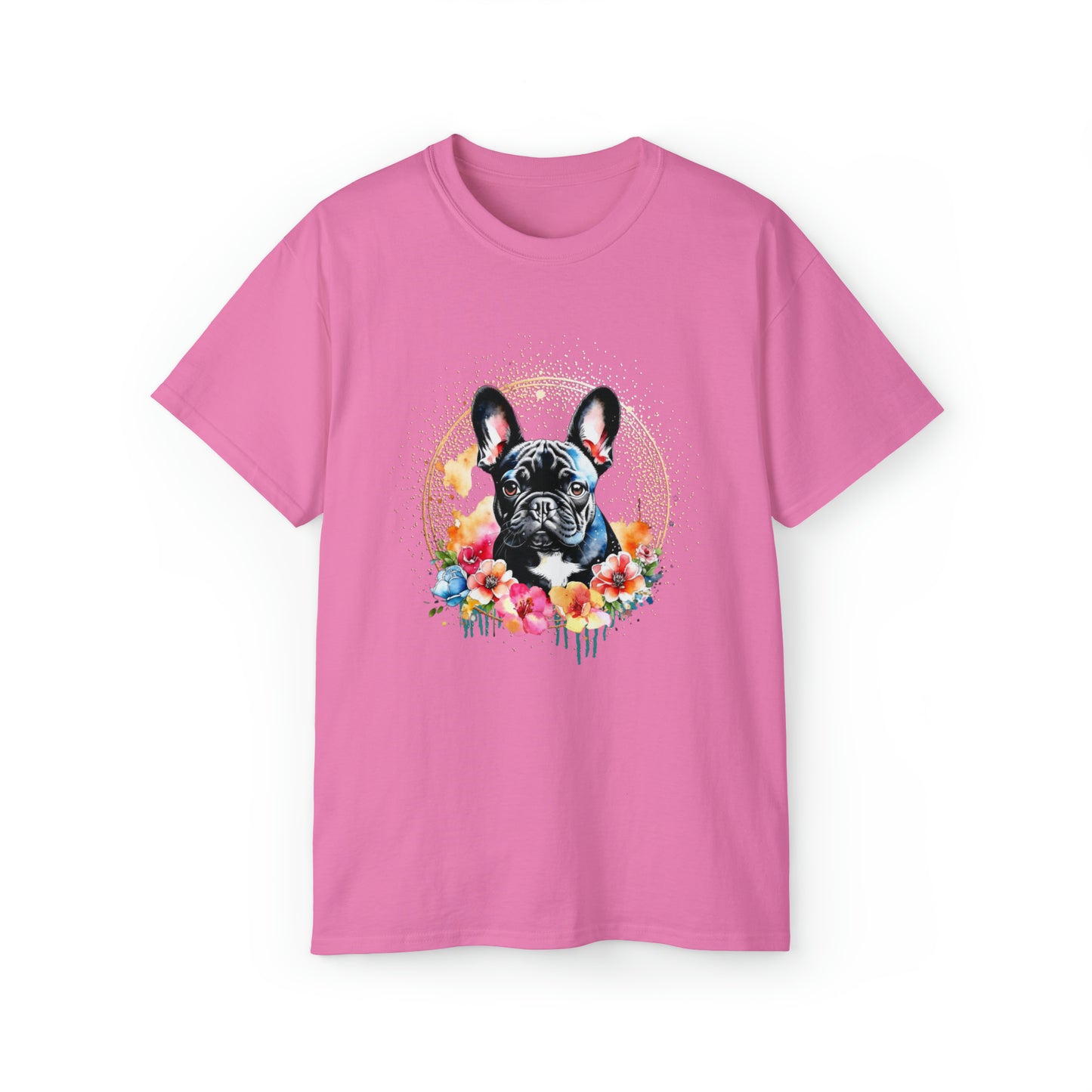 Black Frenchie Unisex Ultra Cotton Tee