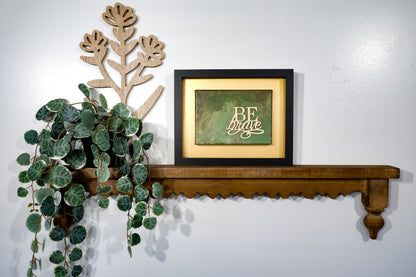 Be Brave (army green) WordArt Collage