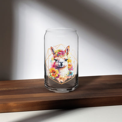 Golden Alpaca Can-shaped glass