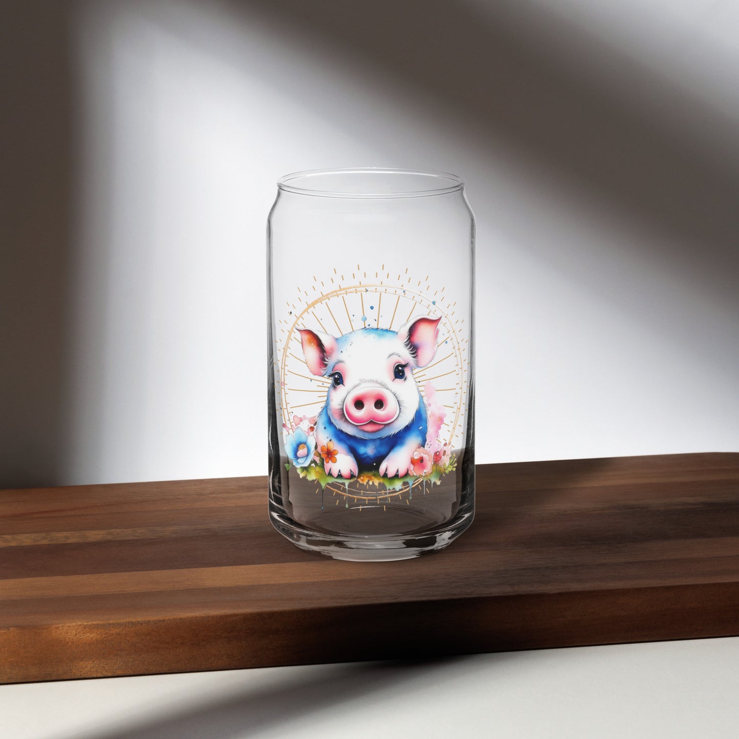 Pig Can-shaped glass