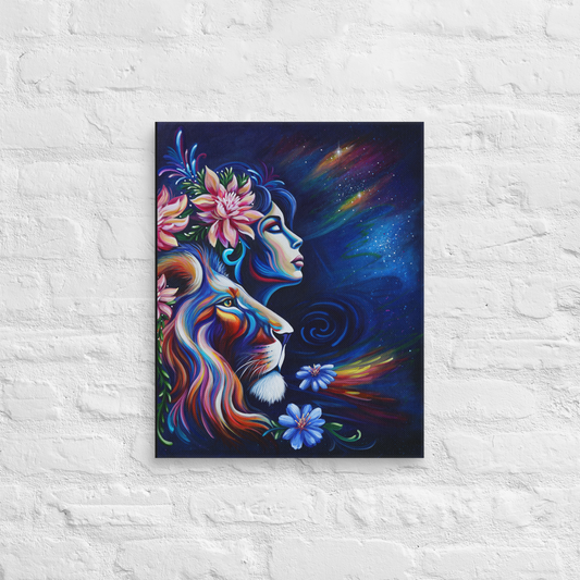 Gathering Might Canvas Print