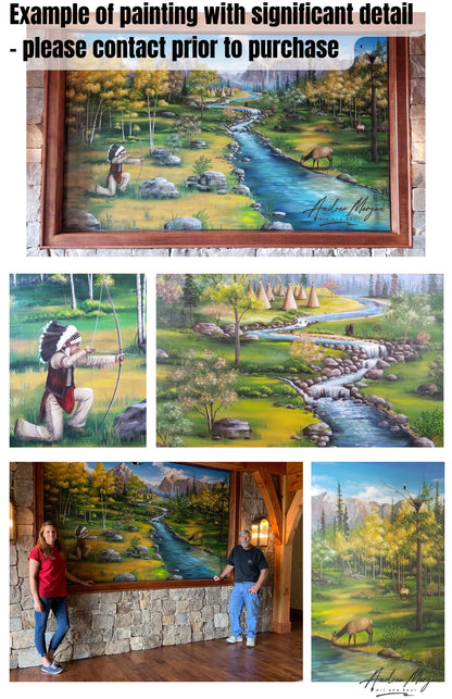 Custom Painting, Painting from your photo, Landscape Painting, Portrait Painting, Custom Pet Painting, Animal Painting, Custom Portrait