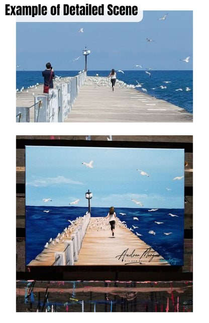 Custom Painting, Painting from your photo, Landscape Painting, Portrait Painting, Custom Pet Painting, Animal Painting, Custom Portrait