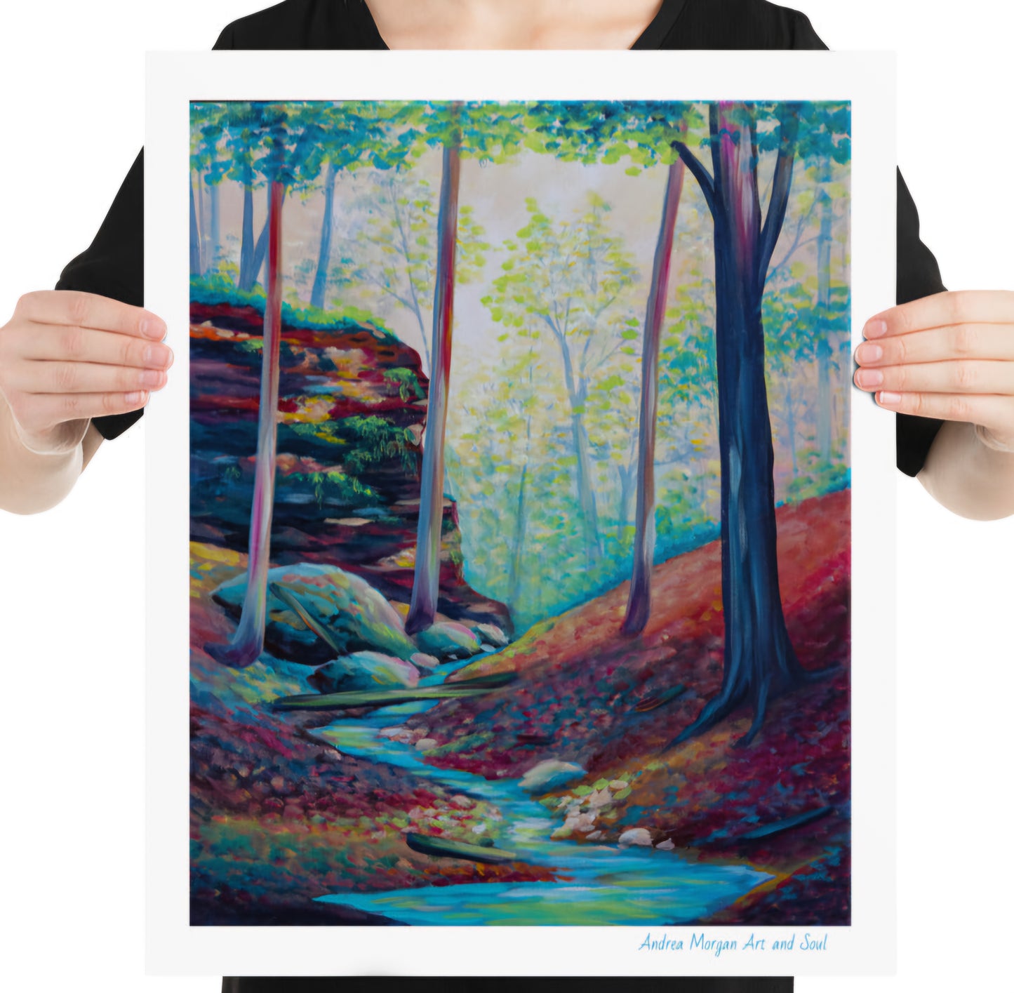 Vibrant Woods Art Print