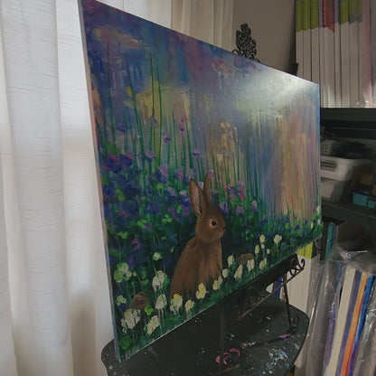 Rise and Shine (Bunny) Original Art
