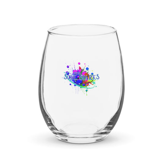 Stemless wine glass