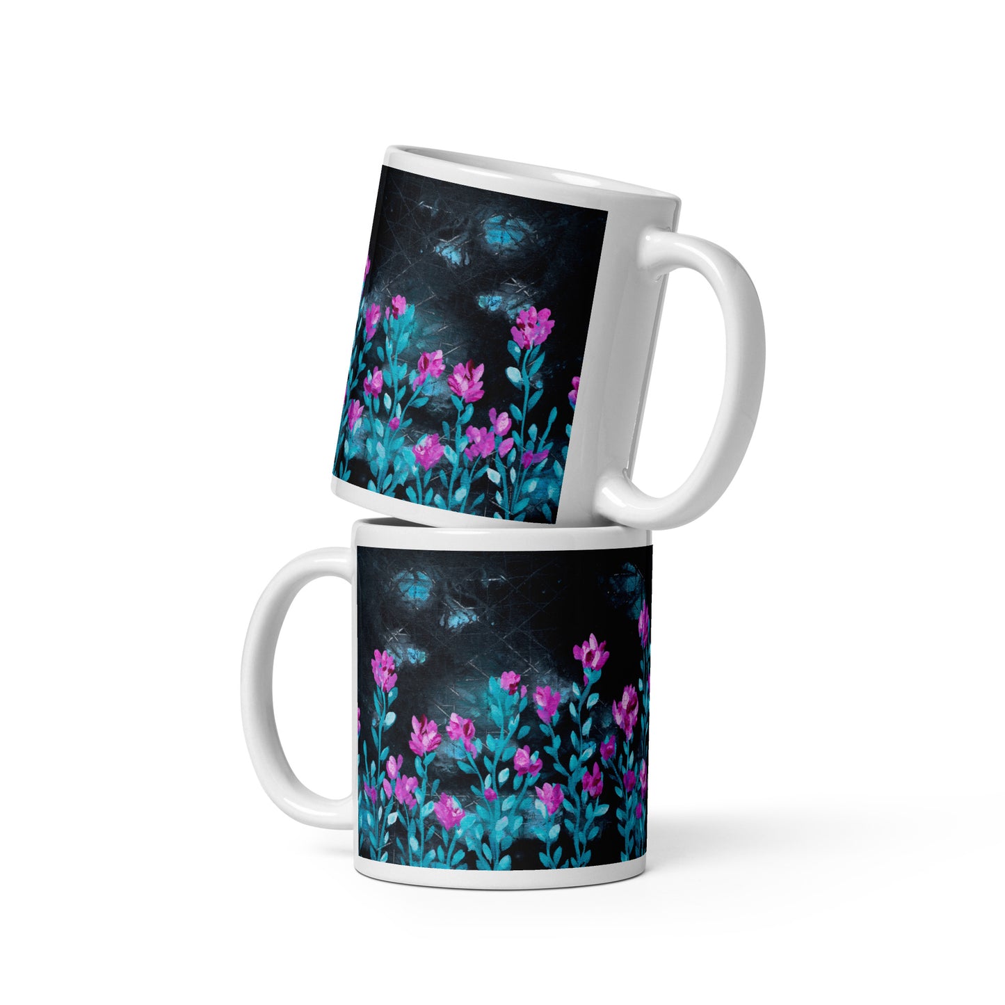 Night Bloom Ceramic Mug 2 sizes