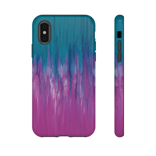 Pink Meets Teal Phone Case v2