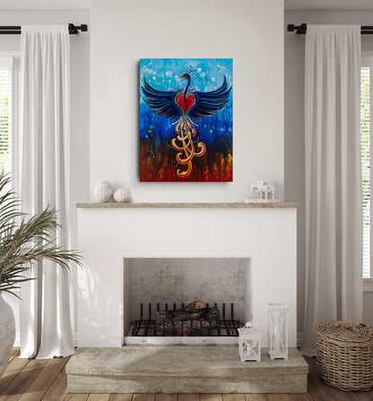 Heartstrong Rising (Phoenix) Original Art