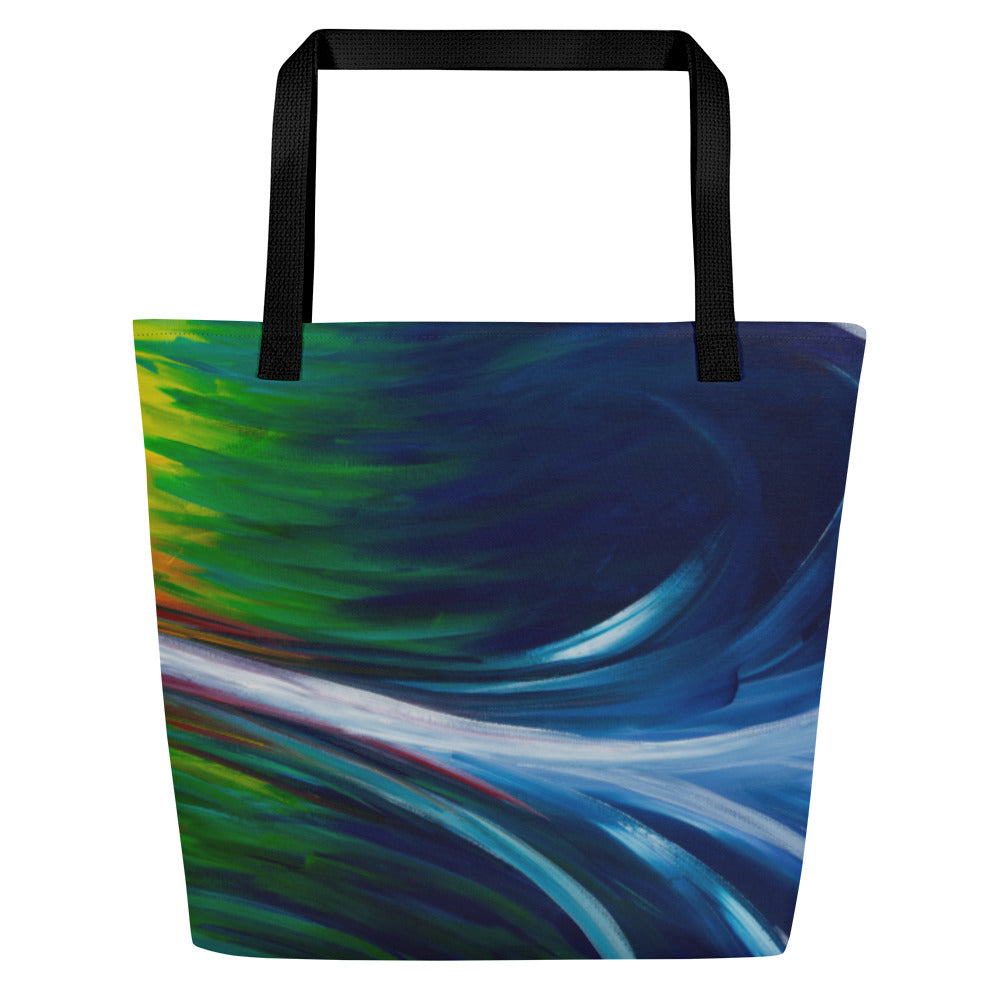 The Winds of Change are blowing Large Tote w/ Pocket