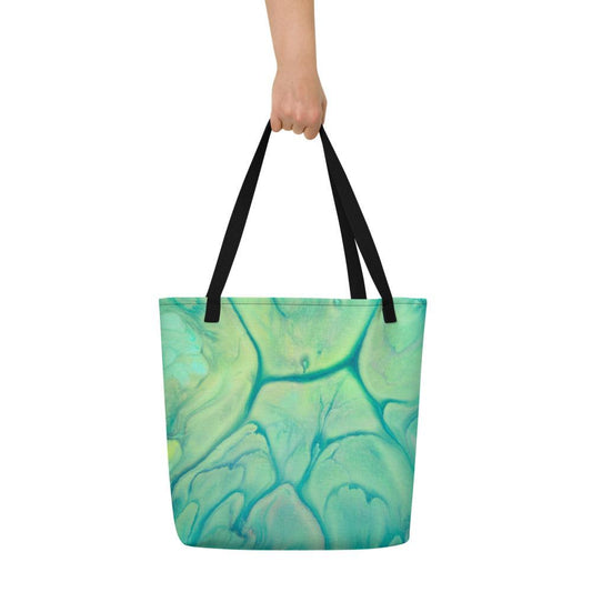 Burst My Bubble Large Tote w/ Pocket - Andrea Morgan - Art and Soul 