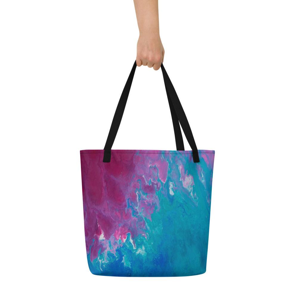 Convergence Large Tote w/ Pocket - Andrea Morgan - Art and Soul 