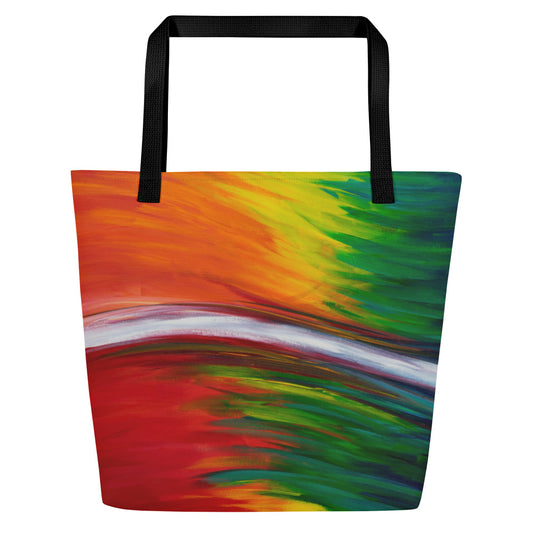 The Winds of Change are blowing Large Tote w/ Pocket