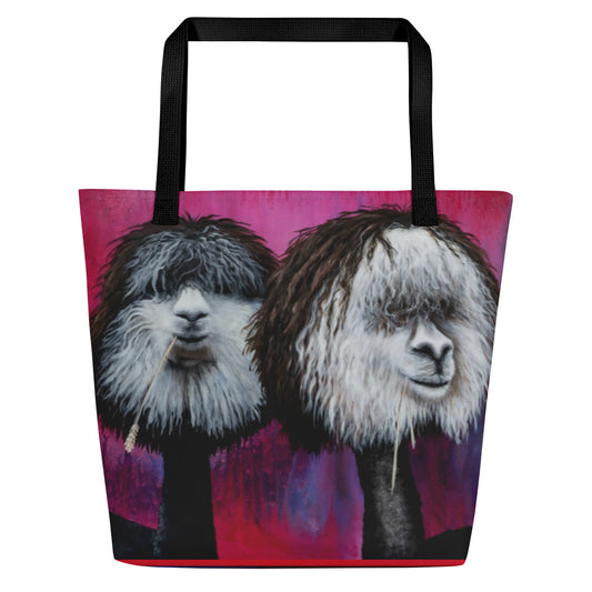 Larry and Stan Large Tote w/ Pocket